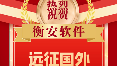 恭賀衡安稱重管理系統遠征國外！