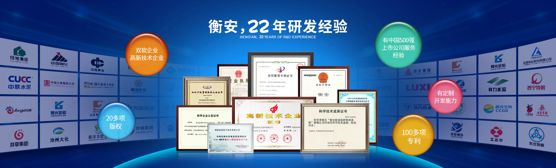 衡安，22年研發經驗