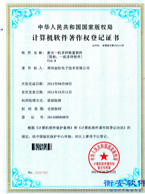 衡安一機多秤稱重軟件V10.8