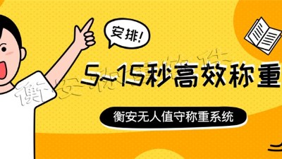 衡安無人值守稱重軟件為企業管理保駕護航