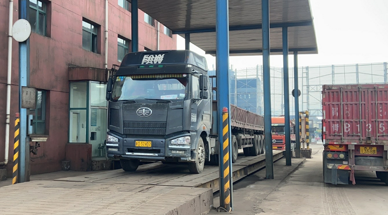 衡安地磅稱重現場